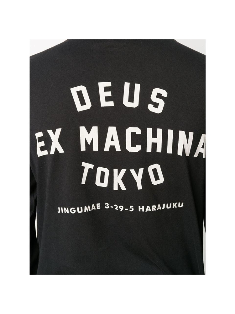 데우스 엑스 마키나 FW24 Sweater Deus DMA61831C TOKYO L/S BLACK BLACK