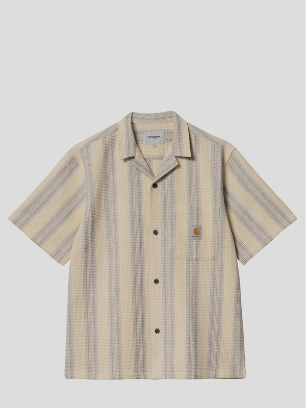 칼하트 FW24 Carhartt Dodson Shirt I033687XX2A2 Dodson stripe / natural