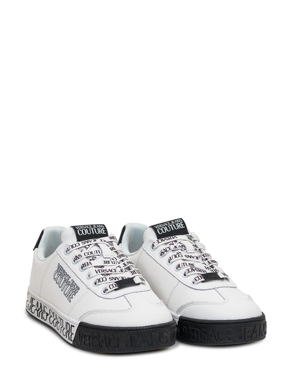 베르사체 진스 꾸뛰르 FW24 VERSACE JEANS COUTURE Sneakers 77YA3SK6ZP335 003 WHITE