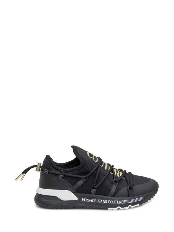 베르사체 진스 꾸뛰르 FW24 VERSACE JEANS COUTURE Sneakers 77YA3SA6ZS915 G89 BLACK/GOLD