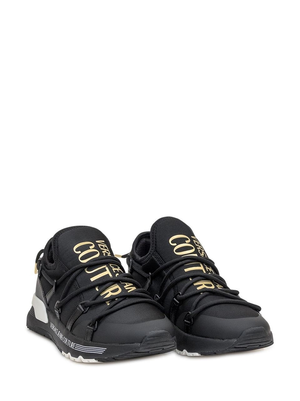 베르사체 진스 꾸뛰르 FW24 VERSACE JEANS COUTURE Sneakers 77YA3SA6ZS915 G89 BLACK/GOLD