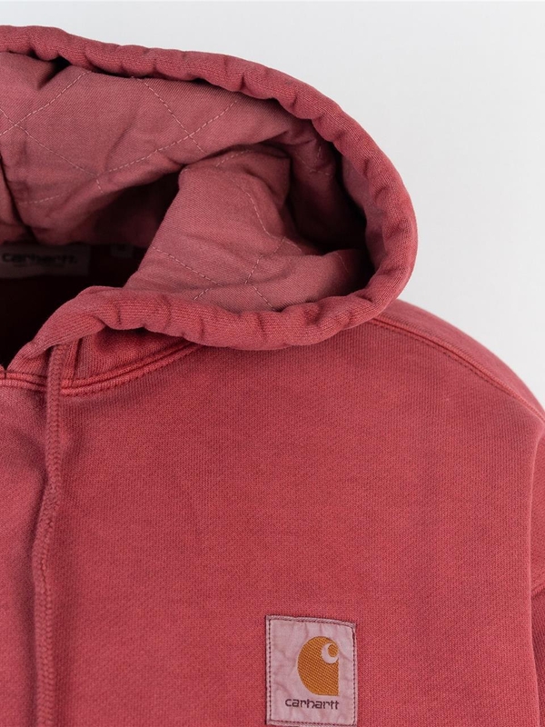 칼하트 FW24 Vista Scarlet Hooded Sweatshirt I029523H8GD Red