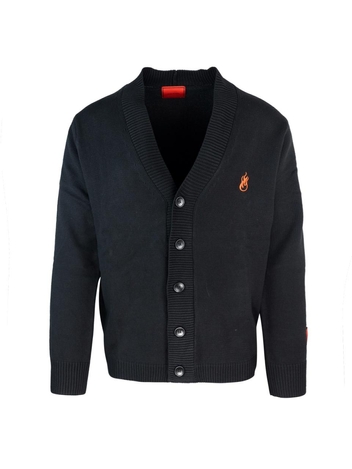 비전 오브 슈퍼 FW24 Red Flame Cardigan VS01200Black Black