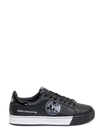 베르사체 진스 꾸뛰르 FW24 VERSACE JEANS COUTURE Sneakers 77YA3SK1ZP333 899 BLACK