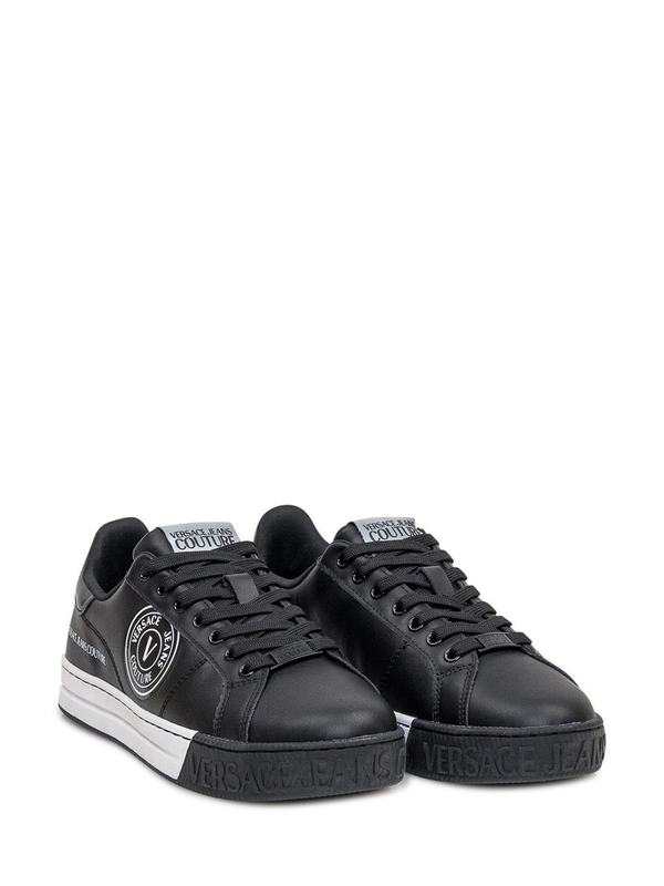 베르사체 진스 꾸뛰르 FW24 VERSACE JEANS COUTURE Sneakers 77YA3SK1ZP333 899 BLACK