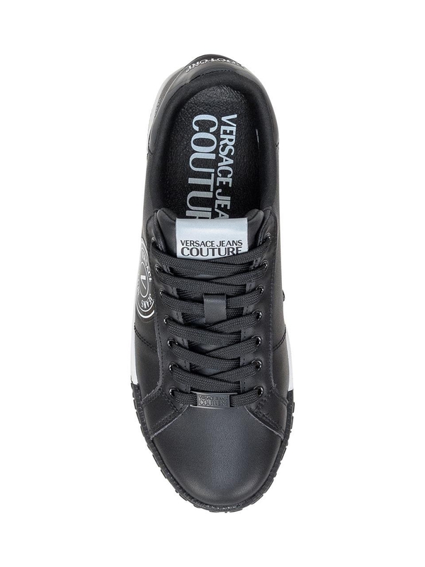 베르사체 진스 꾸뛰르 FW24 VERSACE JEANS COUTURE Sneakers 77YA3SK1ZP333 899 BLACK