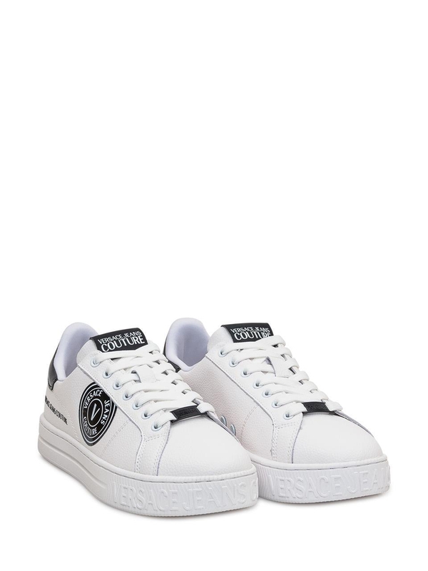 베르사체 진스 꾸뛰르 FW24 VERSACE JEANS COUTURE Sneakers 77YA3SK1ZP332 L02 WHITE/BLACK