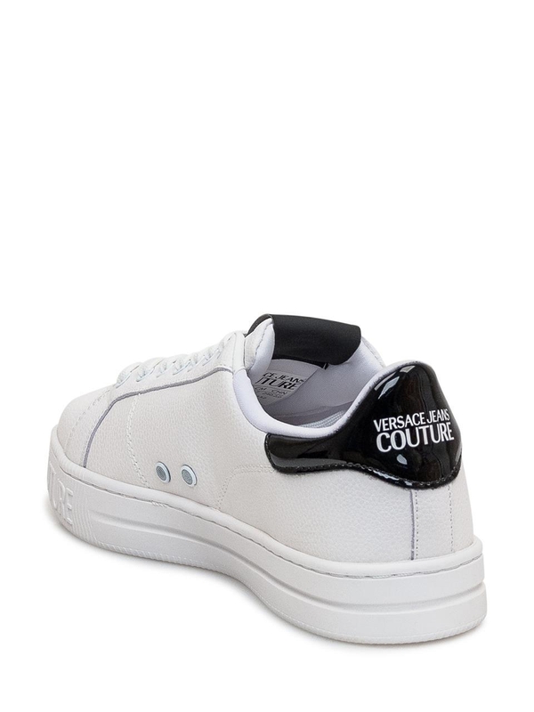 베르사체 진스 꾸뛰르 FW24 VERSACE JEANS COUTURE Sneakers 77YA3SK1ZP332 L02 WHITE/BLACK