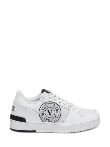 베르사체 진스 꾸뛰르 FW24 VERSACE JEANS COUTURE Sneakers 77YA3SJ1ZP356 003 WHITE