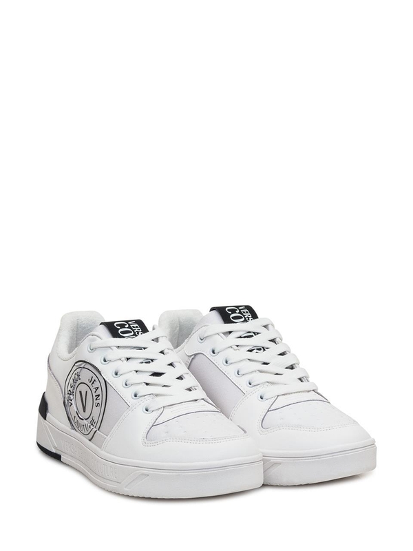 베르사체 진스 꾸뛰르 FW24 VERSACE JEANS COUTURE Sneakers 77YA3SJ1ZP356 003 WHITE