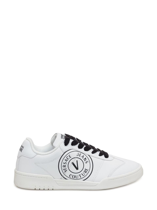 베르사체 진스 꾸뛰르 FW24 VERSACE JEANS COUTURE Sneakers 77YA3SD1ZP347 L02 WHITE/BLACK