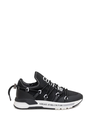 베르사체 진스 꾸뛰르 FW24 VERSACE JEANS COUTURE Sneakers 77YA3SA6ZS915 L01 BLACK/WHITE