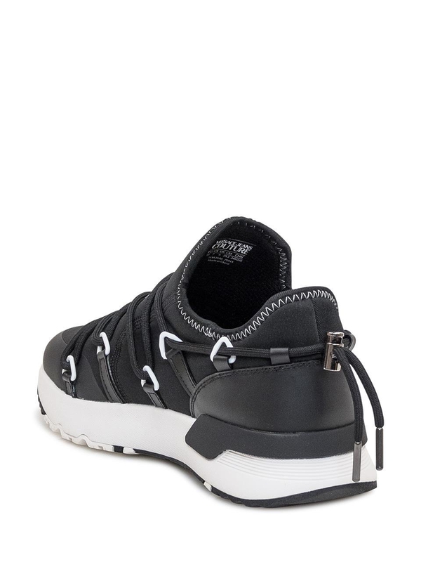 베르사체 진스 꾸뛰르 FW24 VERSACE JEANS COUTURE Sneakers 77YA3SA6ZS915 L01 BLACK/WHITE