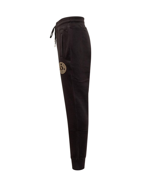 베르사체 진스 꾸뛰르 FW24 VERSACE JEANS COUTURE Trousers 77GAAT00CF00T G89 BLACK/GOLD