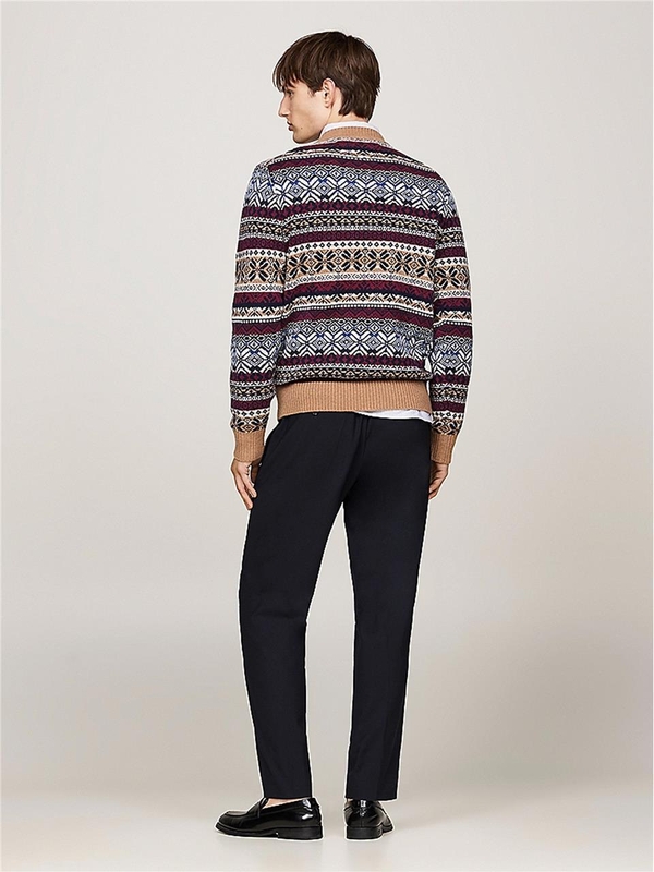 타미 힐피거 FW24 GIFTING WOOL BLEND FAIRISLE MW0MW37026 Multicolour