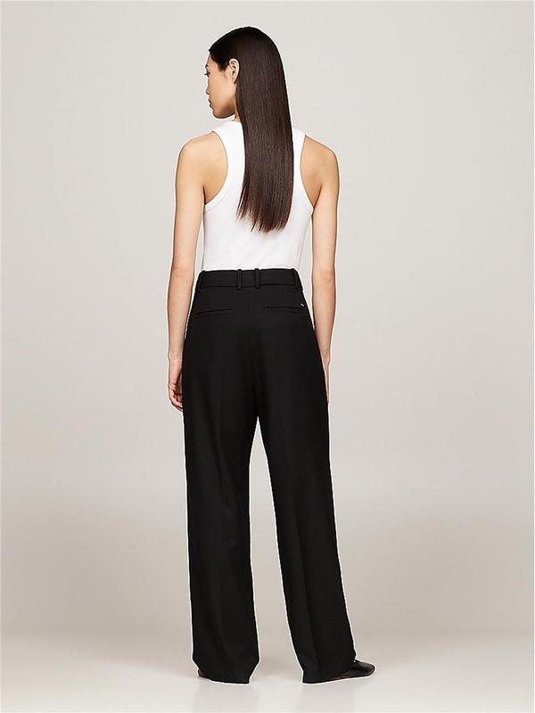 타미 힐피거 FW24 CORE RELAXED STRAIGHT PANT WW0WW39725 Black