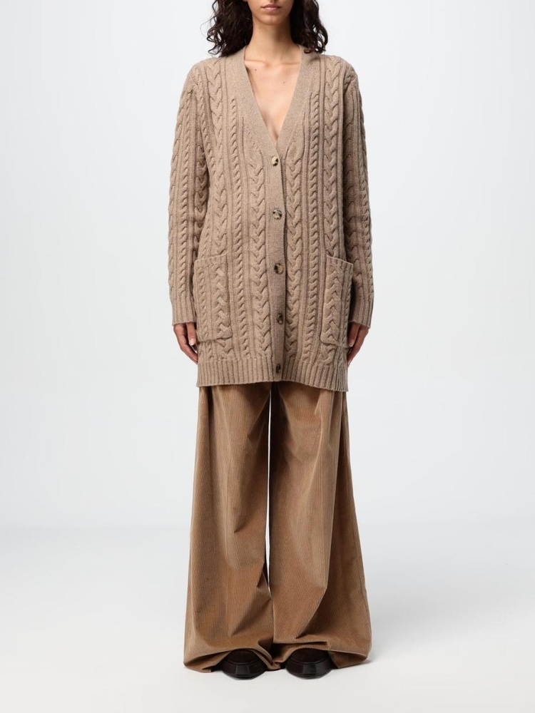 막스마라 FW24 Cardigan a v Max Mara 2421346042600 007 Hazelnut