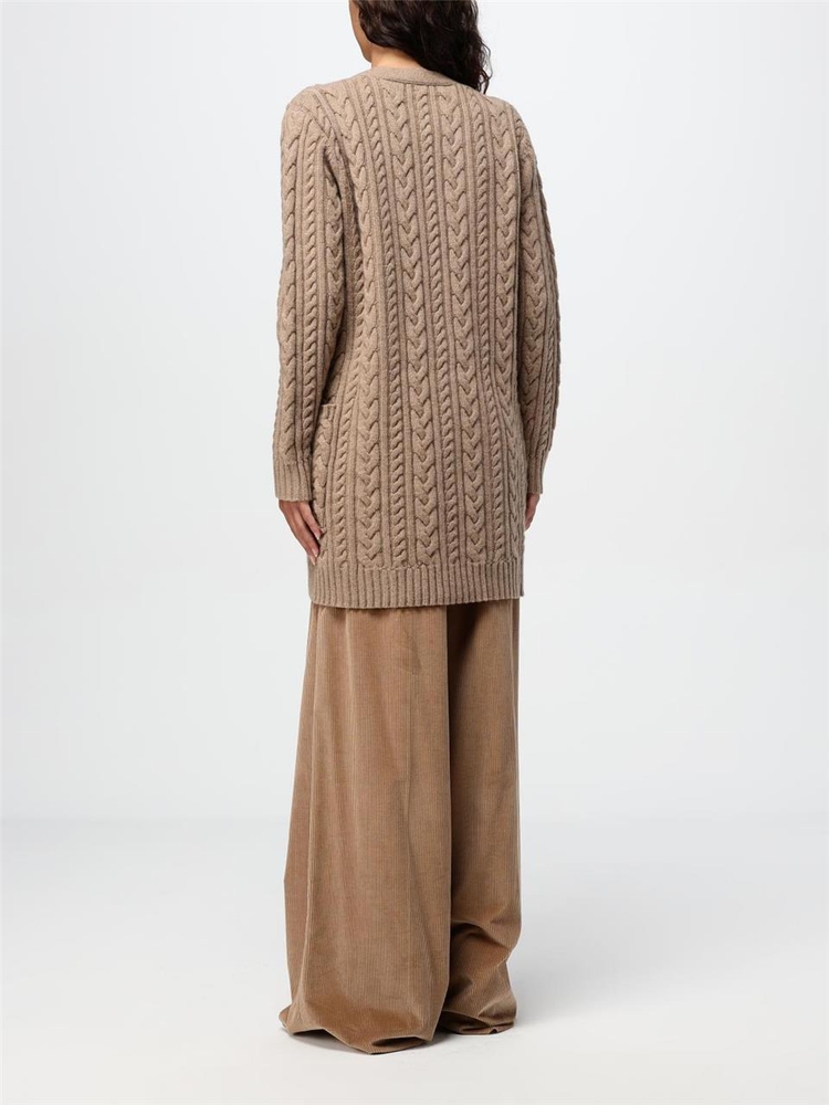 막스마라 FW24 Cardigan a v Max Mara 2421346042600 007 Hazelnut