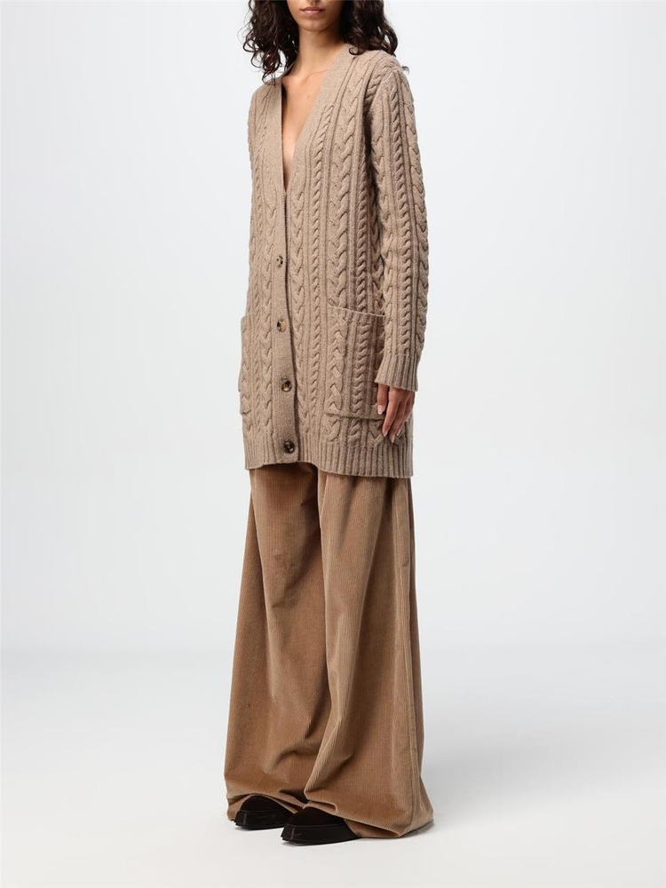 막스마라 FW24 Cardigan a v Max Mara 2421346042600 007 Hazelnut