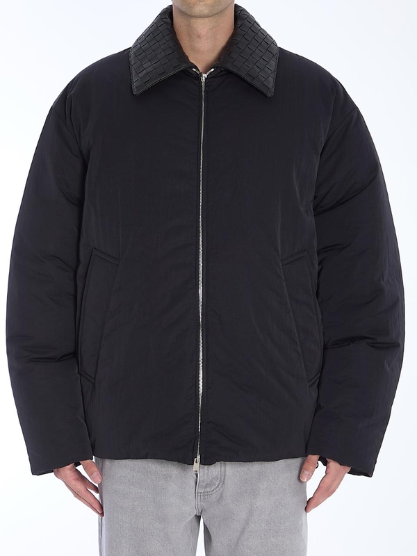 보테가베네타 FW24 Techn nylon puffer jacket 809546_VF4K0_1000 BLACK