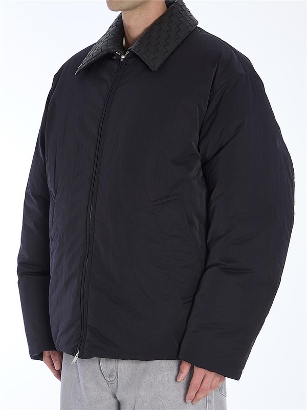 보테가베네타 FW24 Techn nylon puffer jacket 809546_VF4K0_1000 BLACK