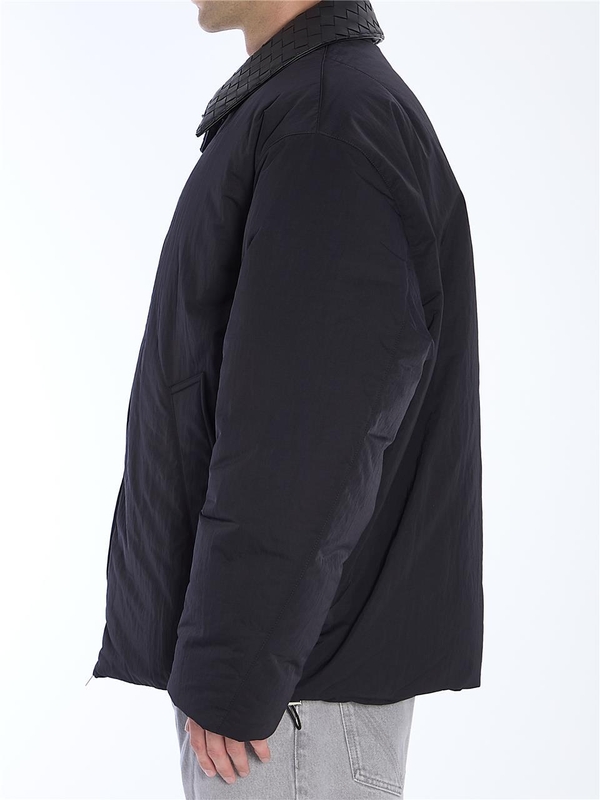 보테가베네타 FW24 Techn nylon puffer jacket 809546_VF4K0_1000 BLACK