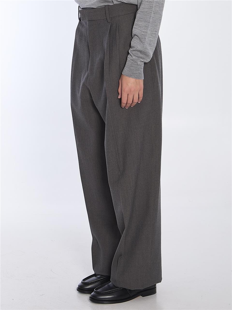 보테가베네타 FW24 Light wool trousers 805025_V4M30_1962 GREY