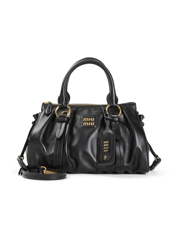 미우미우 FW24 Miu Miu Handbag 5BB166VOOO.2CSW Black