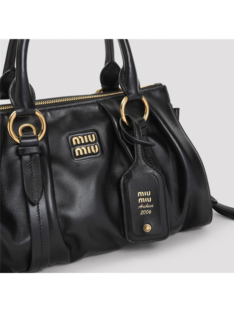 미우미우 FW24 Miu Miu Handbag 5BB166VOOO.2CSW Black