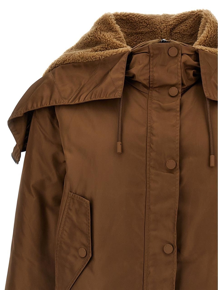 위켄드 막스마라 FW24 Agora parka AGORA004 Brown