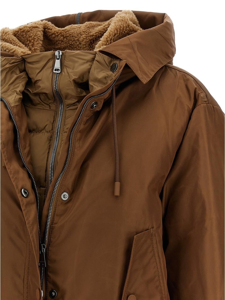 위켄드 막스마라 FW24 Agora parka AGORA004 Brown