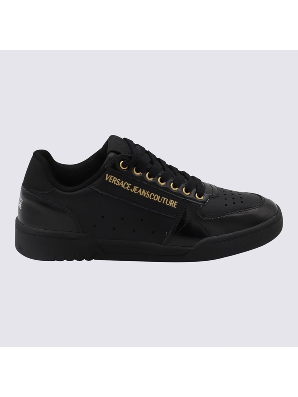 베르사체 진스 꾸뛰르 FW24 VERSACE JEANS COUTURE Sneakers Black 77YA3SD4ZP349899 Black