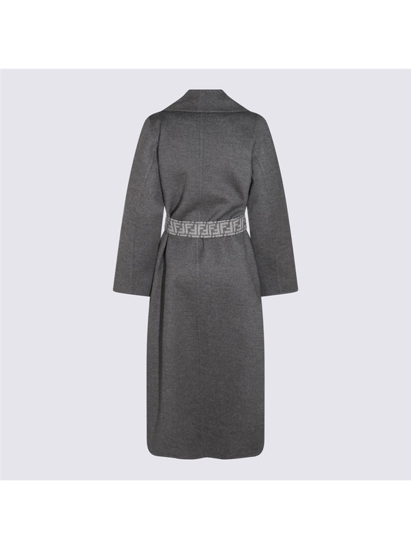 펜디 FW24 Fendi Coats Grey FF6039A5HDF1IHH Grey