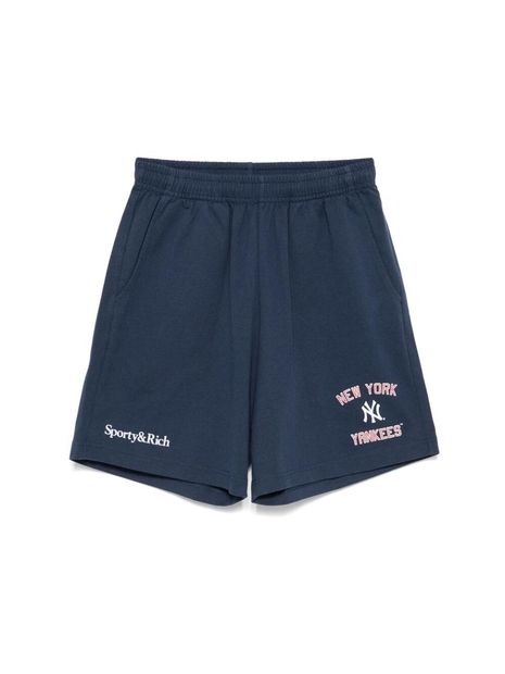 스포티앤리치 FW24 Short Sporty & Rich SH039505300BL  NA/WH BLUE