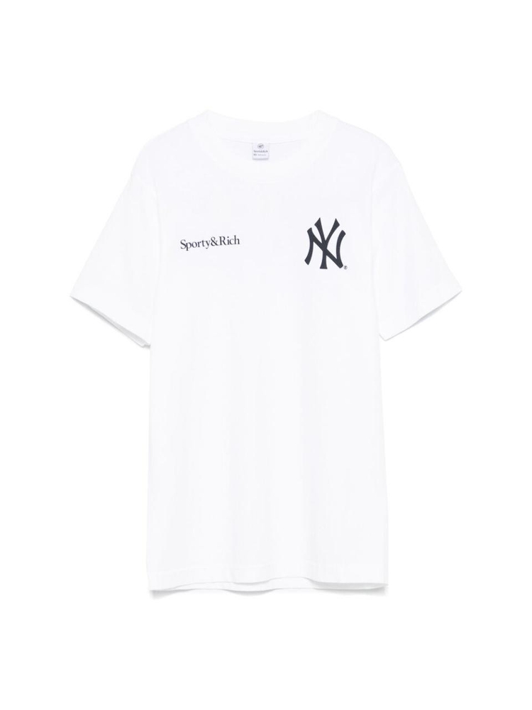 스포티앤리치 FW24 T-shirt Sporty & Rich TO043505633WH  WH/RD WHITE