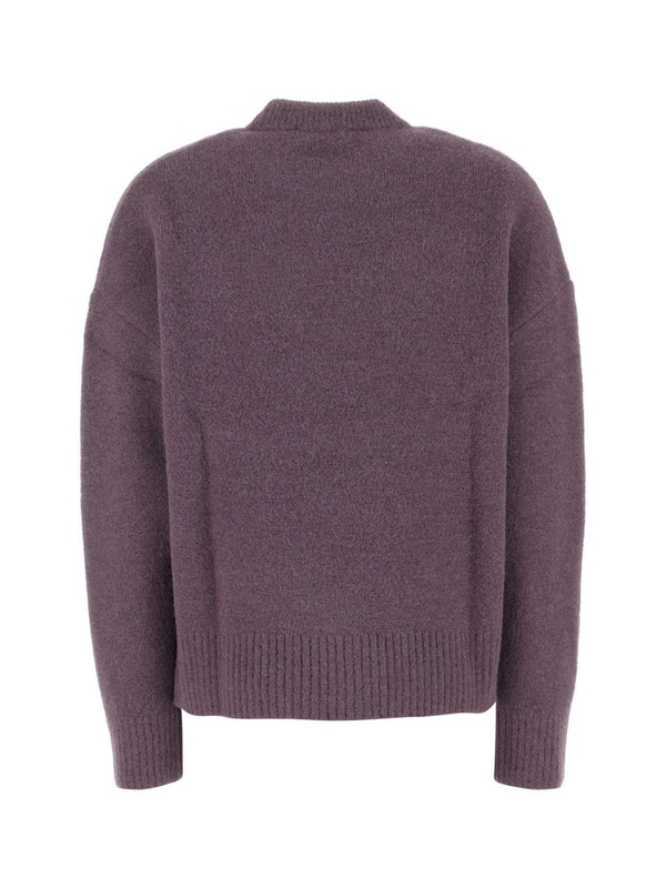 아미 FW24 LOVE KNITWEAR UKS025KN0032 504 Purple