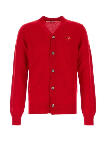 꼼데가르송 FW24 COMME DES GARCONS PLAY KNITWEAR AXN008051 RED Red