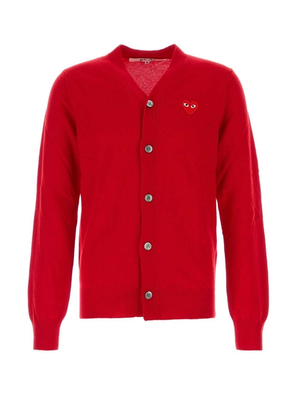 꼼데가르송 FW24 COMME DES GARCONS PLAY KNITWEAR AXN008051 RED Red