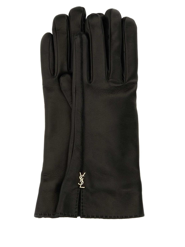 생로랑 FW24 SAINT LAURENT GLOVES 8026483YQ52 1000 Black