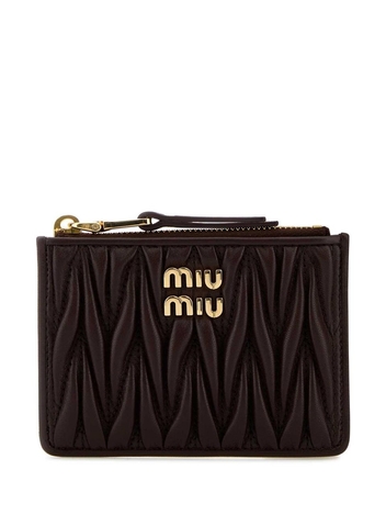 미우미우 FW24 MIU MIU WALLETS 5MC0932FPP F0NBL Brown