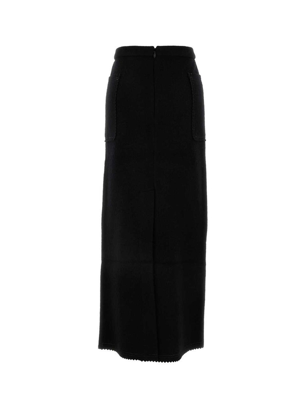 막스마라 FW24 MAX MARA SKIRTS 2421306013600 002 Black