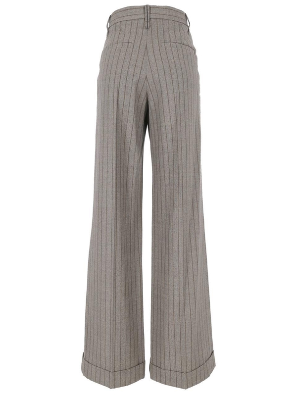 브루넬로쿠치넬리 FW24 Brunello Cucinelli Trousers MD577P8492C001 TAUPE/TABACCO