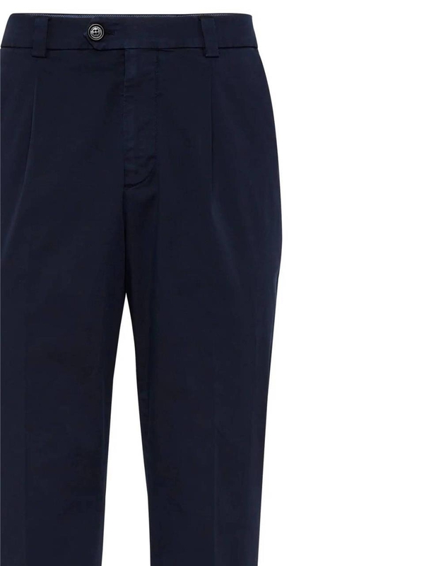 브루넬로쿠치넬리 FW24 Brunello Cucinelli Trousers Blue M289LE1450C2517 Blue