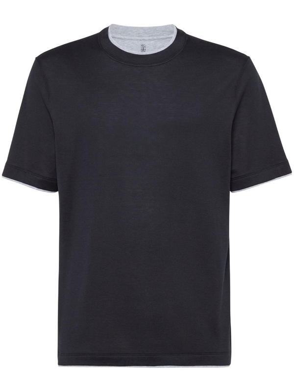 브루넬로쿠치넬리 FW24 Brunello Cucinelli T-shirts and Polos Black MH8367427CGB88 Black