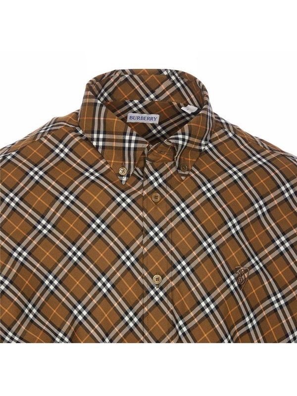 버버리 FW24 Burberry Shirts Brown 8098842C1477 Brown