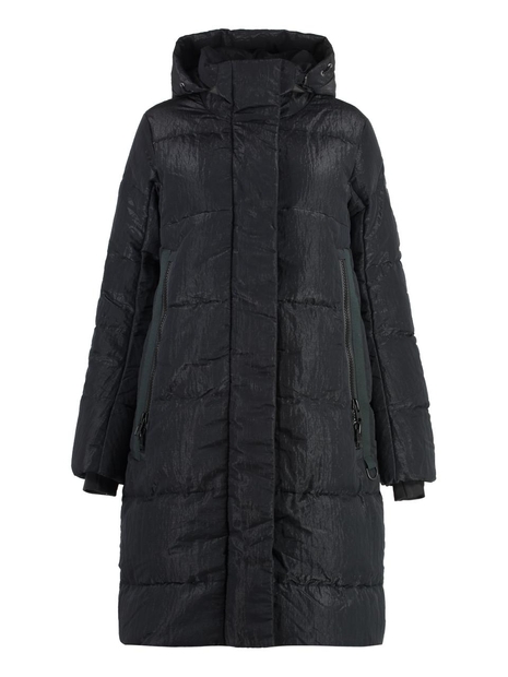 캐나다 구스 FW24 Byward long hooded down jacket - Black Label 2610WB1_61 black