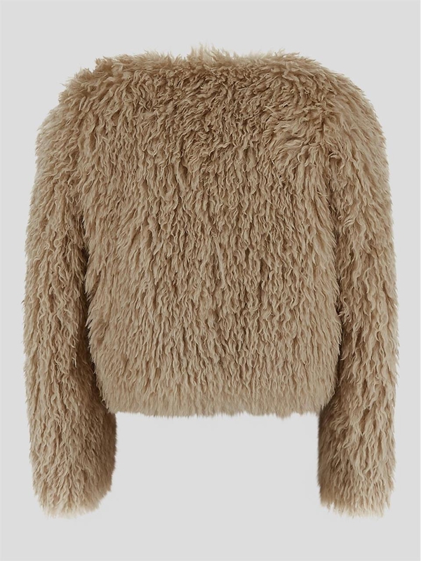 이자벨마랑 FW24 Isabel Marant Fur Jacket MA0256FAB3D02I23EC Ecru