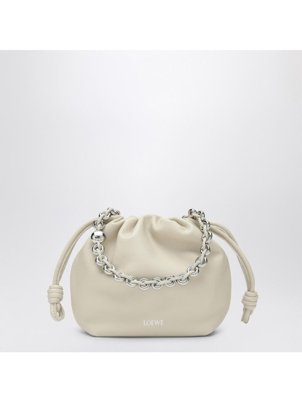 로에베 FW24 Loewe Flamenco Purse Sea Salt mini bag A914CBPX03LE White