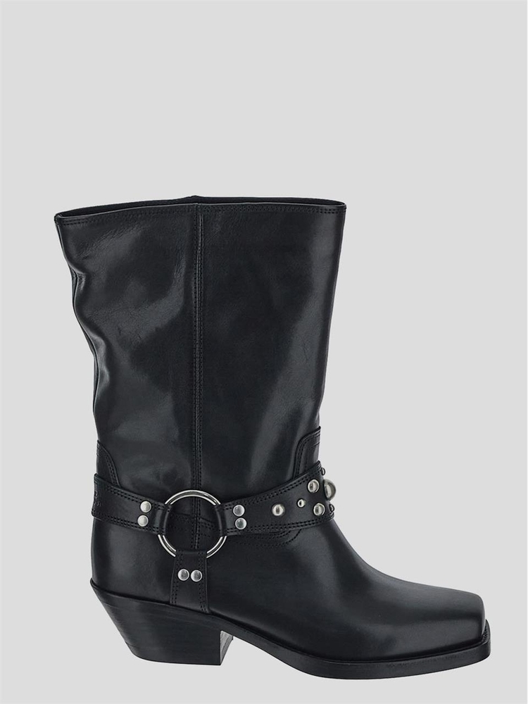 이자벨마랑 FW24 Isabel Marant Biker Boots BO0135FAB3A23S01BK Black