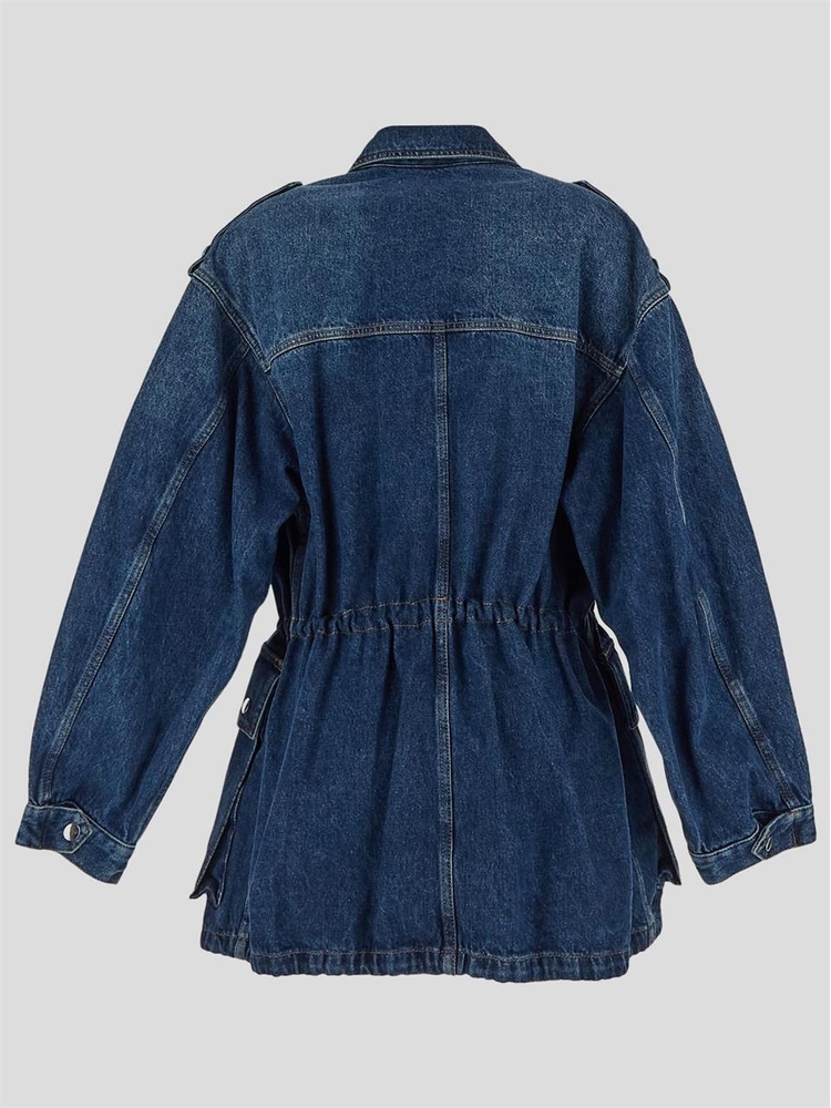 이자벨마랑 에뚜왈 FW24 Marant Etoile jacket VE0358FAB3H02E30BU Blue